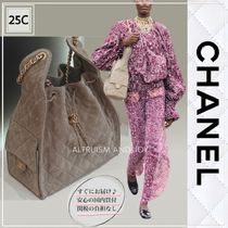 【スエード☆たっぷり入ってお洒落★】CHANEL ホーボー バッグ