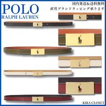 すぐ届く お洒落 【POLO RALPH LAUREN】 Polo ID レザー ベルト