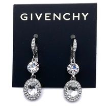 Givenchy ドロップ クリスタルピアス