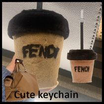 目を引くかわいさ♪【FENDI】ミンクファーカップチャーム