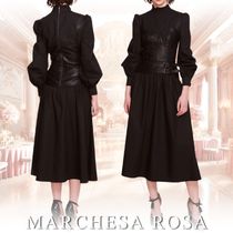 【送料関税込】MARCHESA ROSA ミディワンピース