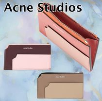 【Acne Studios】レザー カードケース カラーブロック