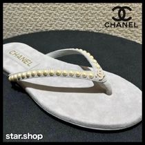 【パールが上品♪】CHANEL♡ビーチサンダル