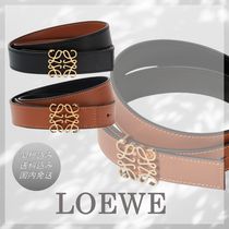 送料込/関税込■LOEWE■アナグラムリバーシブルレザーベルト