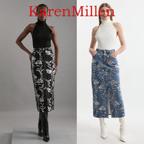 【KarenMillen】デニムスパンコールスカート関税送料込国内発送