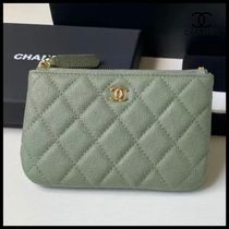 【シンプル上品】CHANEL CC クラシック スモール ジップ ポーチ