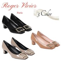 【Roger Vivier】3Color ローヒールパンプス☆送料関税込み☆