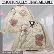 【すぐ届く・国内発】EMOTIONALLY UNAVAILABLE/HEART ZIP JACKET