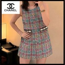 【新作♪カラフルでお洒落◎】CHANEL コットンツイードベスト