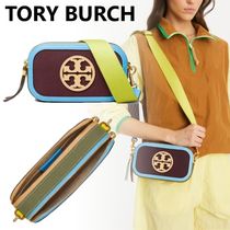 国内直営*Tory Burch*ミラー キャンバス ミニクロスボディバッグ