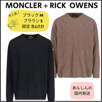 送料関税込【MONCLER + RICK OWENS】ロゴセーター