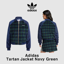 【アディダス】Adidas Tartan Jacket Navy Green ★大人気★