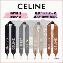 【国内買付】CELINE　ジャカード ロングストラップ　ウール