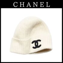 【シンプルデザイン♪CCロゴがお洒落】CHANEL ニットキャップ