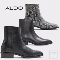 【ALDO】本革☆アニマル柄☆Amur☆少し長めなアンクルブーツ