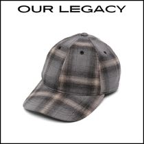 【OUR LEGACY】オイスター チェック キャップ 関税送料込