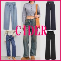 ☆CIDER☆ハイウエスト ワイドレッグ ジーンズ (送料込み)