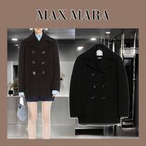 SPORTMAX [リヴォルノ] ダブルブレスト ピーコート