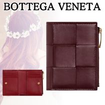 BOTTEGA VENETA*夢がかなうクリスマス*レザーZIP二つ折り財布