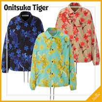 新作■Onitsuka Tiger■PRINTED COACH JACKET UNISEX★完売前に!