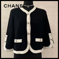 【上品なモノトーン♡】CHANEL カーディガン