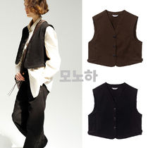 [MONOHA] / ☆ 24FW Cotton vest / 2 colors