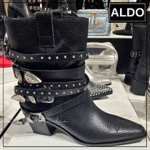 【ALDO】Emberlynx クロコダイル ウエスタン アンクルブーツ