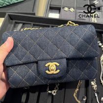 【個性派デニムバッグ♪】CHANEL★デニムフラップバッグ