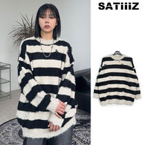 【SATIIIZ】Vanen Damage Angora Knit