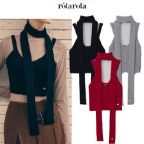 ROLAROLA★大人気★KNIT BUSTIER MUFFLER SET