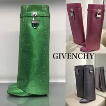 早い者勝ち【GIVENCHY】シャークロック サテン＆ストラス ブーツ