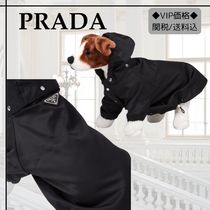 関税/送料込◆PRADA◆フード付 Re-Nylon ドッグレインコート