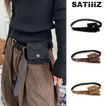 【SATIIIZ】Fits Suede Pocket Belt