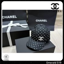 ドット柄がキュート♡【CHANEL】キャップ