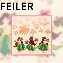 ■FEILER■フェイラー マナマナピンク　ハンカチ