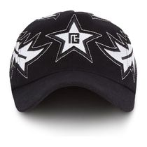 BALMAIN STAR & WESTERN DETAILS COTTON CAP