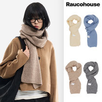 【Raucohouse】Soft ribbed knit muffler