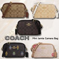 Coach ミニ カメラバッグ    シグニチャーキャンパス　５種類