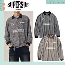 SUPERSUB ♥ Replica Stripe Collar T-Shirt/追跡付