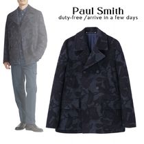 【Paul Smith】ジャカードフローラル メルトン ピーコート