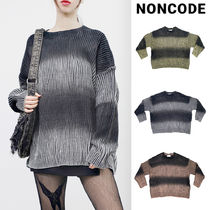 【NONCODE】(Unisex) Rayon two-tone gradient knit