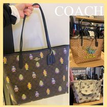 【COACH】コズミック柄☆ シティトート イン シグネチャーバッグ