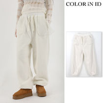 【COLOR iN ID】Fleece jogger banding pants