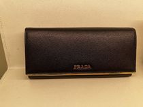 ♪直営アウトレット♪PRADA  レザー 長財布  1MH132 QME