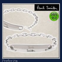 【Paul Smith】"Double Ring Motif" ブレスレット  ロゴ ブラス