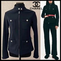 【軽やかな着心地】CHANEL ストレッチ ジャージー ジャケット