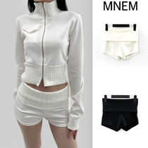 【mnem】Phuket Knit Fold Shorts