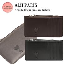 【AMI PARIS】Ami de Coeur ジップ カードホルダー