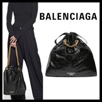 新品・送料込*直営店BALENCIAGA Crush ミディアムトートバッグ