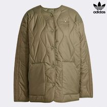 [ADIDAS] ライナージャケット キルティング オリーブ